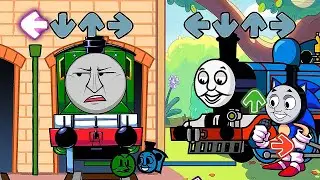 NEW Big Engine Brawl VS Old Thomas Railway - FNF Can Can