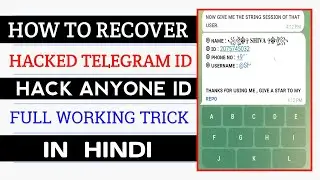 How To Recover Your Hacked Telegram Account | How to Recover Telegram Account | Telegram Recover |