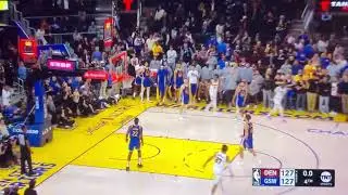 Unaltered video of Steve Kerr's actual reaction to Jokic's buzzer beater