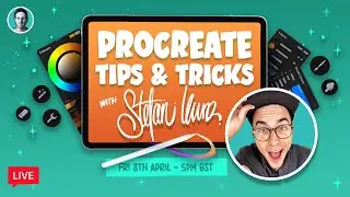 Procreate Tips, Tricks & Hacks Livestream with Procreate Expert @StefanKunz