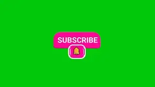 Subscribe button green screen Pink | Green Screen Subscribe Button
