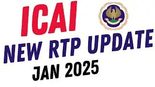 CA FOUNDATION & INTER NEW RTP JAN 2025