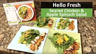 How To Make HelloFresh Seared Chicken and Apple Spinach Salad | The DIY Guide | Ep 248