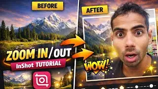 Zoom In/Out Effect in InShot 🔥 Easy Editing Trick