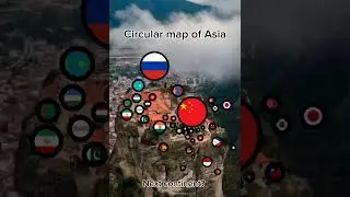 Circular map of Asia #mapper #history #map #asia #mapping #viralvideo #shorts #memes #meme #china