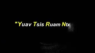 Pov Lis -- Yuav Tsis Ruam Ntxiv - (Low) Original Karaoke w/lyrics
