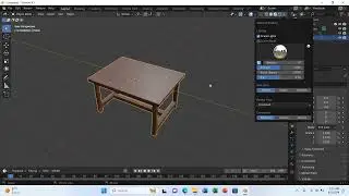 How to add Image texture to a table in blender