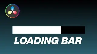 Create a Progress / Loading Bar in Davinci Resolve 18