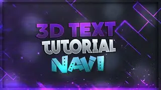 How To Make a 3D Text Logo on ANDROID (Pixellab Tutorial)
