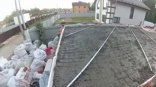 Уклонообразующая стяжка из пеностекла для плоской кровли