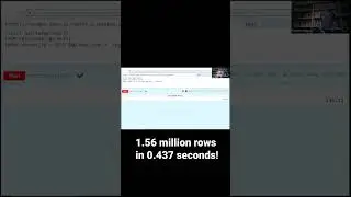 ClickHouse: How Fast Is This Open Source Database? #shorts #shortsvideo