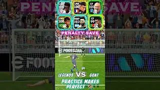 eFootball 24 || Best penalty shot save Player P-2😳🔥 