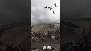 Veja em 360º a melhor parte do show da Esquadrilha da Fumaça em nossa pagina.  #esquadrilhadafumaça