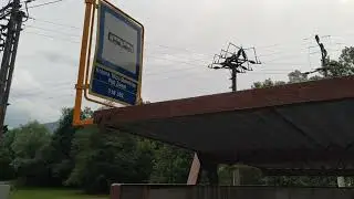автобусная остановка в Чехии