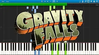 Gravity Falls Theme - Piano Cover / Tutorial