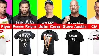 WWE Wrestlers Their T-Shirt