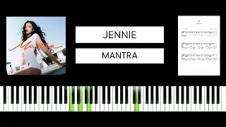 JENNIE - Mantra (BEST PIANO TUTORIAL & COVER)