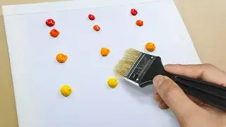 Acrylic Painting Day #5 || Catch The Sunset In Africa || Kep Ghak Art