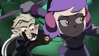 Amity vs Hunter. But I change the music for Manifest (and it's Nightcore)