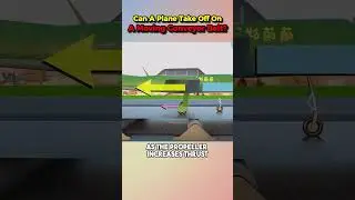 Can A Plane Take Off On A Moving Conveyor Belt? #shorts