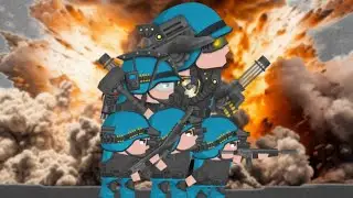 3x Ranger, Buster and EXT-9 Defense (Squad by @ismailahmed5524) [Clone Armies]