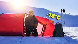 Solo Winter camp | Why is Finland so great? Fresh air, clean water... | Lapland Finland