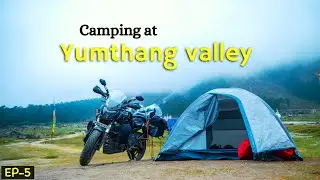 Yumthang Valley Camping | Lachung to Zero point by bike | Camping in Sikkim #sikkim #northsikkim