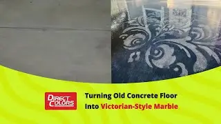 Direct Colors Presents: Customer's DIY Victorian Marble Floor Transformation!