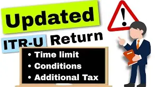 Updated Return of income || ITR U || Section 139(8) || Explained
