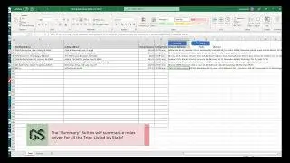 Miles Driven Per State Calculator in Excel