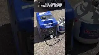 Super Quiet Dual Fuel Portable Inverter Generator #shorts