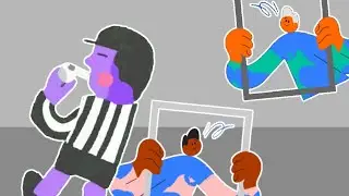 Something Went Wrong island | Referee and the profile mans ANIMATED