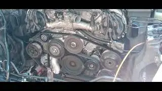 Benz w140 m120 v12 motor pulley arrangement