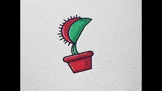 Venus Flytrap Vector Icon Adobe Illustrator Tutorial