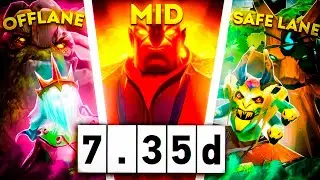 ЛУЧШИЕ ГЕРОИ ПАТЧА 7.35D НА КАЖДУЮ ЛИНИЮ | АБУЗЬТЕ ПТСЫ