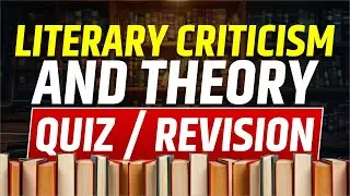 UGC NET English Exam Exclusive Quiz And Revision On Literary Criticism And Theory | Live Practice