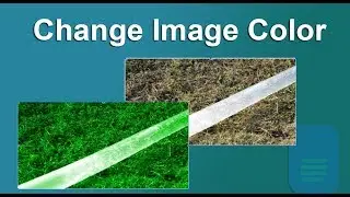 How to Change Image Color or Re-color in Google Docs File