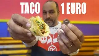 TACOS A 1 EURO!! PROBANDO COMIDA TÍPICA MEXICANA CALLEJERA EN BARCELONA