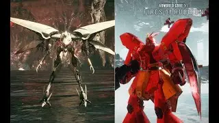 Armored Core 6 - Ibis CEL 240 VS MSN-04 SAZABI