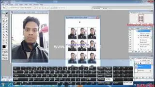 One  click for multiple passport size  automatically in Adobe Photoshop