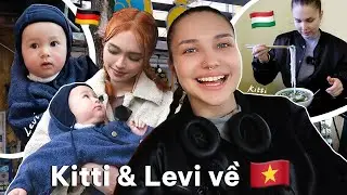 Đón Bạn Gái Hungary Và Con Nuôi Việt Lai Đức Về Việt Nam Ở 🇻🇳 *Xúc Động*