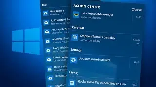 Action Center Disappeared?😩 Enable/Disable Windows 10 Action Center Easily