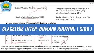 Pengenalan CIDR (Classless Inter-Domain Routing)