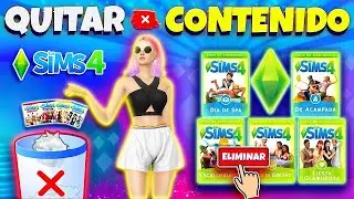 Como Quitar Contenido En Los Sims 4   Eliminar Expansiones, Packs de Contenidos, Accesorios, Kits ☑️