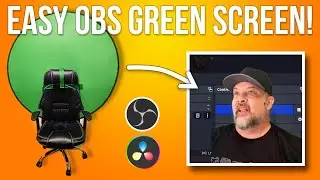 EASIEST Green Screen for OBS and Davinci Resolve - Demo!