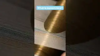 Here's how leavers lace is produced. #TextileArt #LeaversLace #Fabrics
