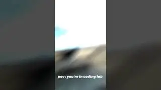 You're in coding lab 👩‍💻 Computer science student with coding lovers 😍 