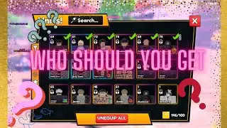 What units should you get in anime last stand ( ALS ) If you're just starting or are just casual