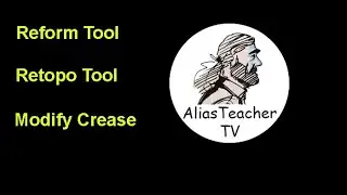 Alias SubD Modeling  -  How I use ReformTool + Retopo Tool