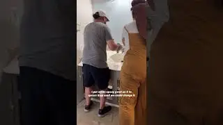 Whew, y’all I was not prepared to see what was behind the vanity 🤢